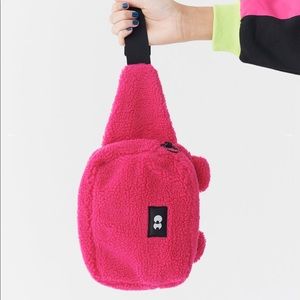 Lazy Oaf Pink Bear Bum Bag